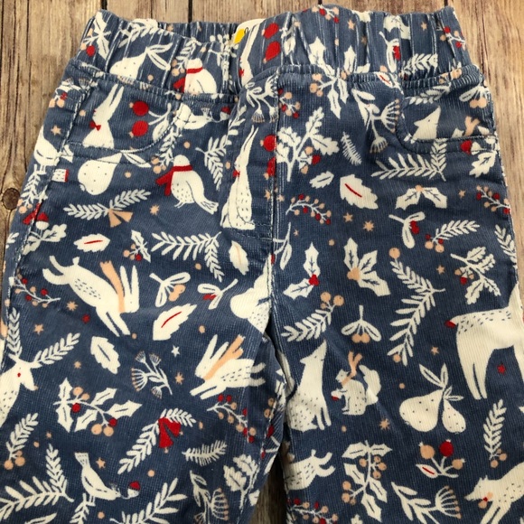 Mini Boden winter scene cord pants - Picture 2 of 4